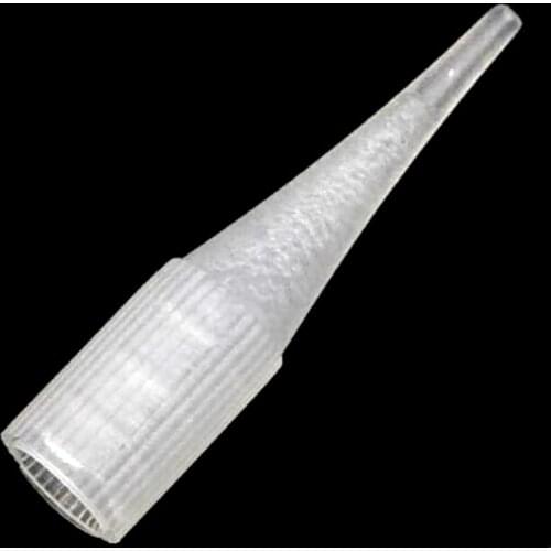 200pcs 1R Small Size Needle Tips Long Nipples Caps Nozzle For Permanent Makeup Eyebrow Lip Tattoo Needle caps Good Quality
