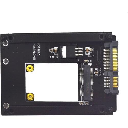 New 50mm mSATA SSD to 2.5" SATA Drive Converter Adapter msata adaptor For Windows2000/XP/7/8/10 for Vista Linux Mac