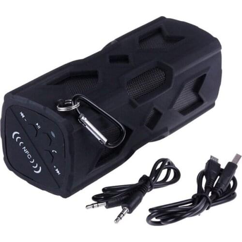 New Portable Ourdoor Bluetooth Speaker Waterproof Wireless speaker Built in Powerbank Support NFC