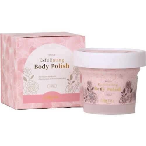 100g Green Tea Rose Shea Butter Whitening Body Scrubs for Whole Body Moisturizing Exfoliating Whitening Bath Using Cream