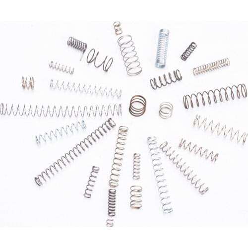 Small spring compression spring compression stainless steel pressure ballpoint pen return wire 0.1mm for miniature scissors