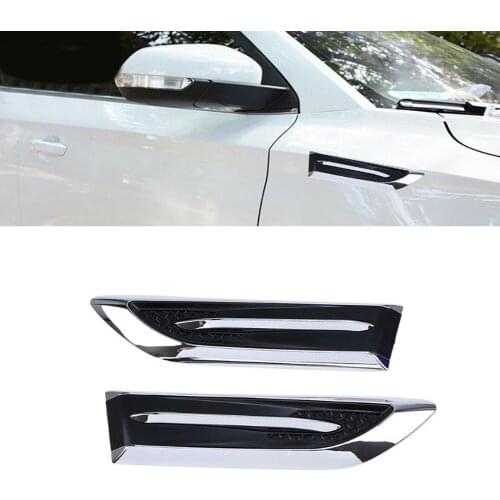 2pcs Car Side Hood Air Flow Vent Fender Vents Cover Mesh Grille For BMW E60 M5 E61 E39 E90 M3 E46 Side Air Vent Trim Cover