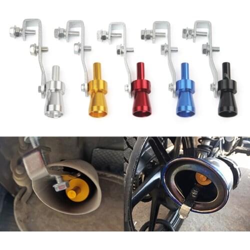 4 Sizes Turbo Sound Whistle Exhaust Pipe Tailpipe Fake Blow-off Valve Simulator