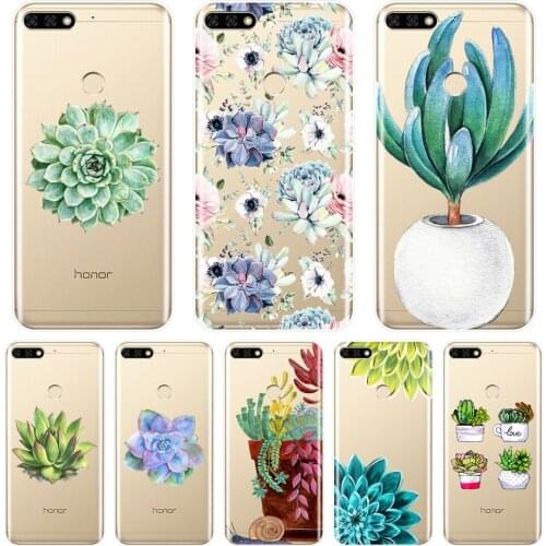 Back Cover For Huawei Honor 8X MAX 10 9 8 7 7S 7X 7A 7C Pro Flower Silicone Soft Phone Case For Huawei Honor 7 8 9 10 Lite Case