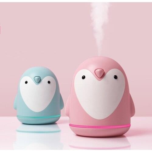 220ml Aroma Humidifier Cute Penguin For Home student dormitory Office Car Mist Maker Essential Oil Diffuser USB Air Diffuser