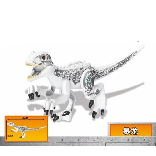 27pcs Dinosaur polar bear Pterosauria carnotaurus heavy claw dragon Building Blocks Bricks children gift baby education toys