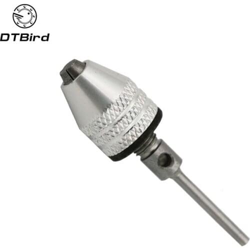 3mm & 2.3mm Shank Connecting Shaft Electric Grinder Keyless Drill Bits Chuck Adapter Clamping Range 0.3-3mm Drill Bit Converter