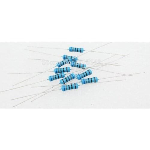 100PCS/LOT 1/2W Metal Film Resistor +/- 1% 510 ohm Resistors 0.5W 510R Ohm Watt color ring resistance Carbon Film