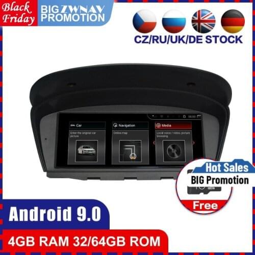 Android 9.0 Car multimedia Player GPS Audio navi for BMW 5seris E60 E61 M5 6 seris E63 E64 M6 3 Seris E90 E91 E92 E93 M3 stereo
