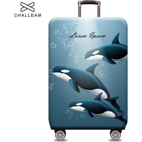 Thick Elastic Geometric Luggage Protective Cover Fashion Trolley Case For Suitcase Cover Baggage Travel Bag Cases 273