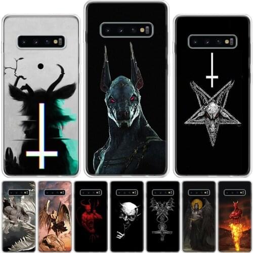 Lucifer Satan Angel Devil Phone Case For Samsung Galaxy A51 A71 A50 A70 A80 A90 A01 A6 A7 A8 A10 A10S A20S A20E A30 A40 Plus Cov