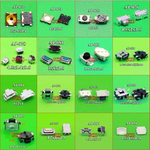 ChengHaoRan Tactile Button Micro Switch Button for Nokia / Moto / HTC / iPhone / MP3 MP5 ... 16 models 160pcs