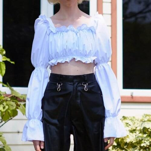 ChuSweetlove Womens White Shirts