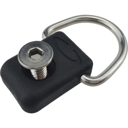 Stainless Steel Kayak D Ring Tie Down Loop Safety Deck Fitting With Screw