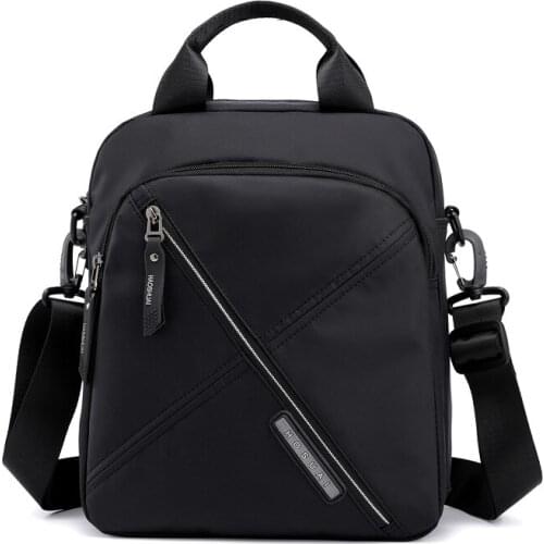 Mens Shoulder Bag High Quality Boys Crossbody Bag Man Business Messenger Bag Nylon Waterproof Male Handbags light Purse bolsas
