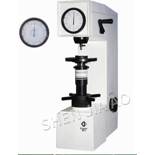 HR-150A Manual Hardness Analog Tester Mechanical Dial Hardness Tester Machine Vertical Manual Hardness Tester Tool 1PC