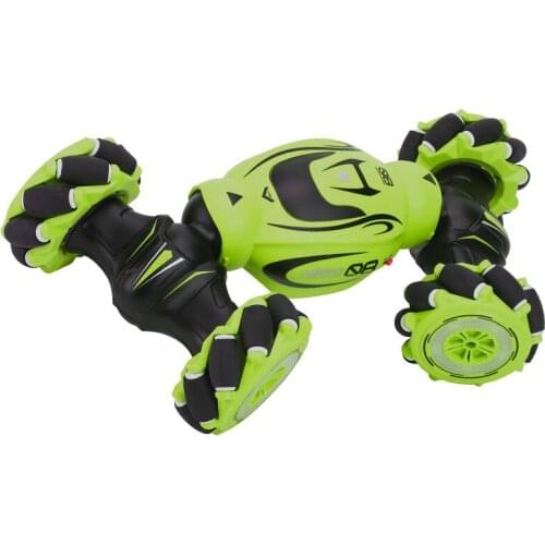 2.4GHz 4WD RC Gesture Induction Twisting Car Music Dancing RC Car 360° Deformation Climbing Vehicle Toys