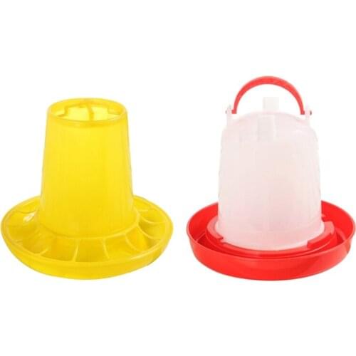 69HC Chicken Feeder and Waterer Set for Poultry Fount for Up to 25 3-Week-Old Chicks Easy to Clean Highly Practical for Coop