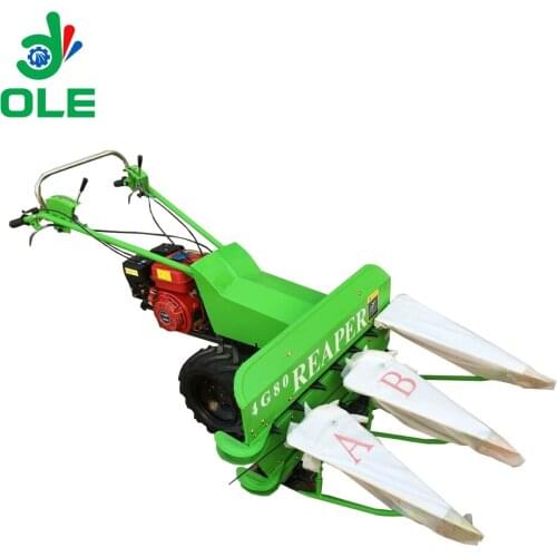 4G80 Mini Walking Tractor Rice Reaper Portable Wheat And Rice Reaper Machine