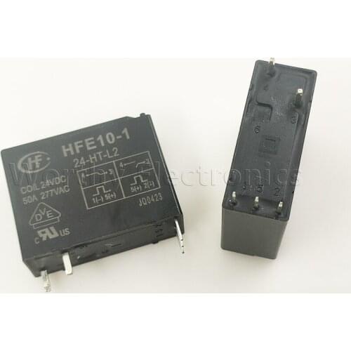 Wholesale 10pcs/lot relay HFE10-1-24-HT-L2