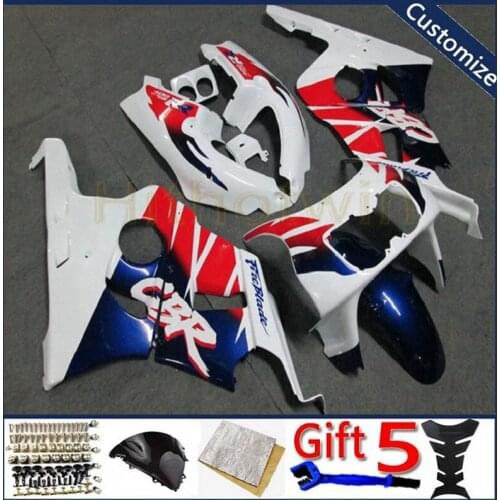 Motorcycle plastic cover For CBR400RR NC29 1990 1991 1992 1993 1994 CBR 400RR NC29 bodywork kit motorcycle fairing blue