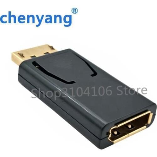 Gold-plated Displayport male to female adapter DP extended head Connectors