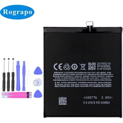 Rograpo Meizu PRO 6 Plus Phone Batteries