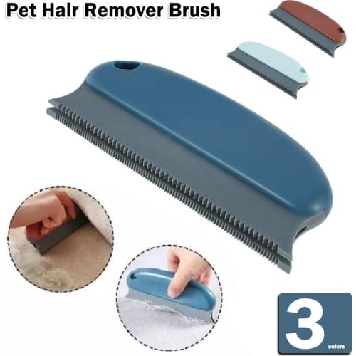 Durable Pet Hair Remover Brush Non-slip Handle Household Manual Dust Cleaner Effective Device Cat Dog Hair Cleaning Tool