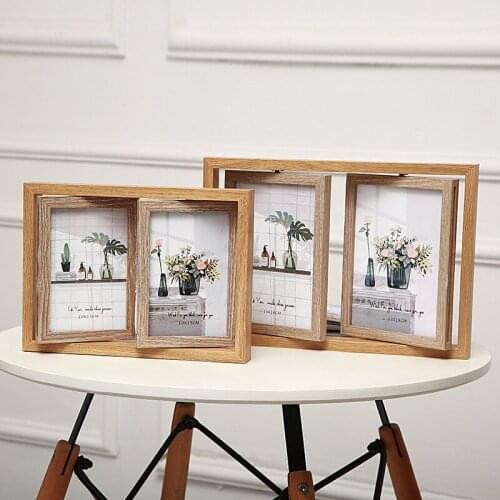 System 6 Inch 7 Inch Two-sided Lin Tai Group Combine Photo Frame Originality Three-dimensional Pendulum Platform Put 4 Nervous