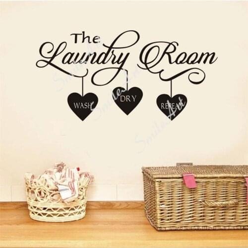 Diy Laundry Room Stickers Sticker Waterproof Vinyl Wallpaper Home Decor For Kids Rooms Decoration Decal Creative Stickers