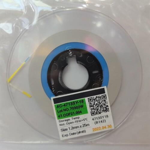 New Date Original ACF Conductive Adhesive AC-4713SY-18 1.2mm Repair LCD TV Glass End Tape