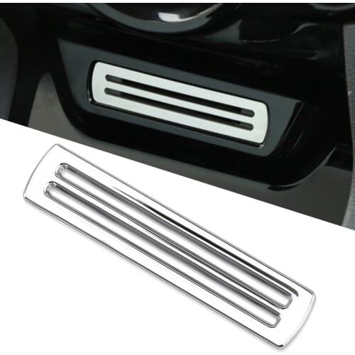 High Quality ABS Chrome Trim Ring Card Slot Decoration Sequins Sticker for Ford Fiesta 2009-2016 Ecosport 2012-2016 car styling