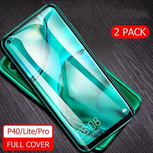 For Huawei P40 Lite Glass Screen Protector Full Cover Armor Tempered Glass Protective Film For Huawei P40 P 40 Pro