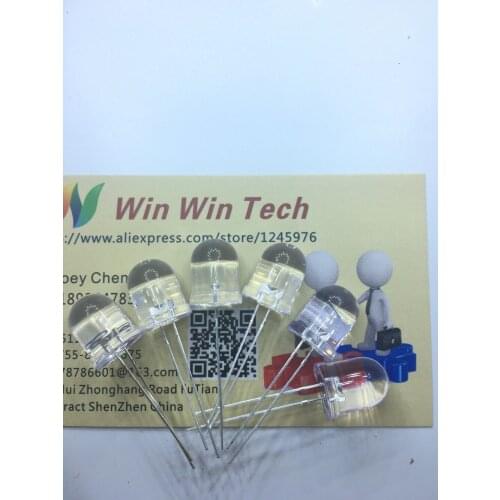 100pcs 10MM 850NM Infrared sending light-emitting diode LED Light Beads High quality