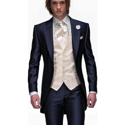 2016-New Arrival Fashion Cheap Groom Tuxedos,Custom Made Mens Wear Wedding Party Groomsmen Suit Mens Suit(Jacket+Pants+Tie+Vest