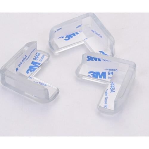 4Pcs/set Baby Safety L Shape Transparent Protector Cover Table Corner Guards Children Protection Furnitures Edge Corner Guards