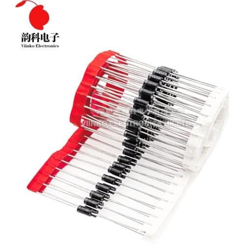 50pcs SF18 1A 600V DO-41 Rectifier Diode