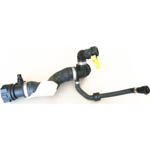 Car Water pipe on engine radiator tank F01 F02b mw2009-2011 740i series Cooler four-way hose Coolant connection hose