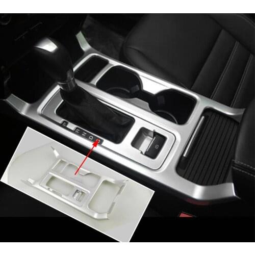 For Ford Kuga 2013-2017 Auto Accessories Interior Gear Shift Box Panel Water Cup Holder Cover Trim Central Control Frame Sticker