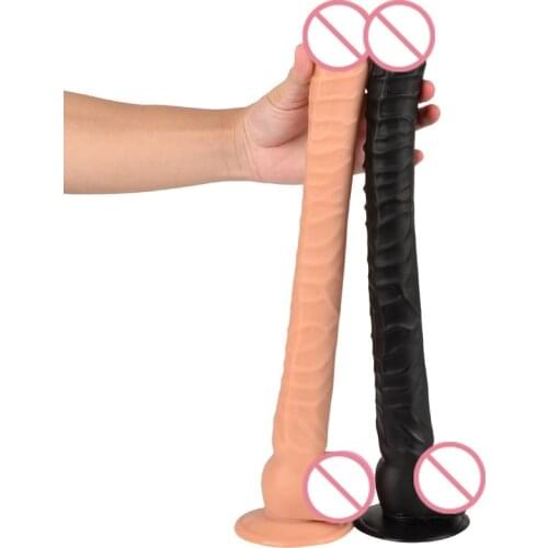 Big Dildos Simulation Penis 41*4cm Big Horse Dildos Cock Soft Flexible with Suction Cup Female Masturbation Sex Toy For women