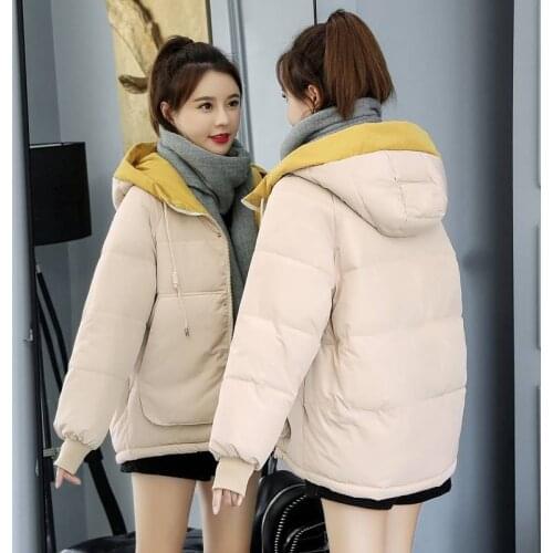 Black 2020 Winter jacket women large outerwear long down cotton-padded jacket coat wadded jacket winter coat women