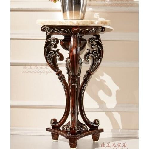 European-style solid wood flower. The French flower. The wooden shelf. Sitting room corner. Act the role ofing is tasted