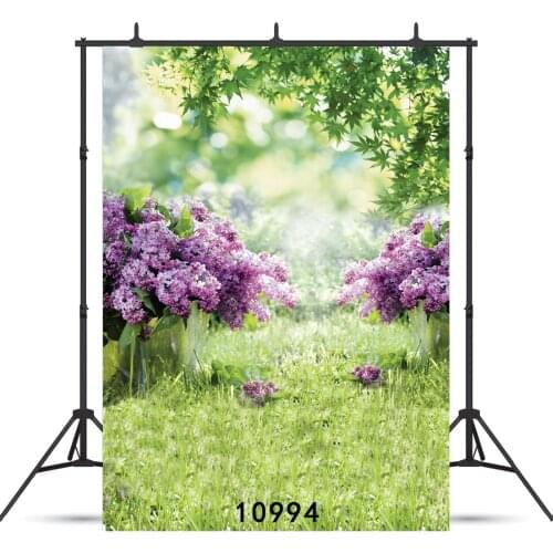 Floral Backdrop Spring Grassland Green Screen Backgrounds for Photo Studio Wedding Baby Shower Vinyl Cloth Backdrops Photophone