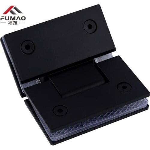 FUMAO 135 Degree Hinge Open 304 Stainless Steel Wall Mount Glass Shower Door Hinges For Home Bathroom Furniture Hardware