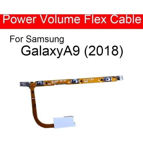 Power & Volume Flex Cable For Samsung Galaxy A9 (2018) SM-A920F Audio Control Switch Button Side Key Replacement Repair Parts
