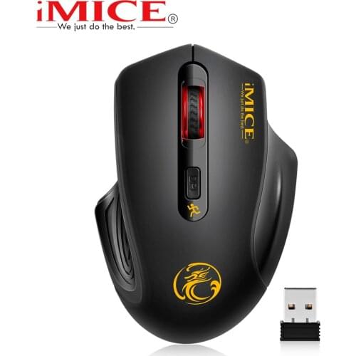 IMice Wireless Mouse 4 Buttons 2000DPI Mause 2.4G Optical USB Silent Mouse Ergonomic Mice Wireless For Laptop PC Computer Mouse