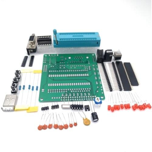 DIY learning board kit suit the parts 51/AVR microcontroller development board learning board STC89C52