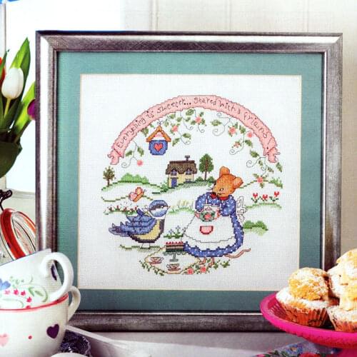 Crazy126-1fabric thread Cross stitch kit for needlework and handicrafts Needlework Cross-stitch embroidery set Cross stitch kits