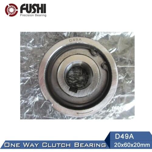 D49A One Way Bearing Clutches 20*60*20mm ( 1 PC) With Keyway FreeWheel Clutch Bearings