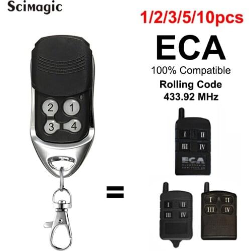 ECA Remote Control Rolling Code For Garage Gate Door 433.92mhz 1 / 2 / 3 / 5 / 10 pcs